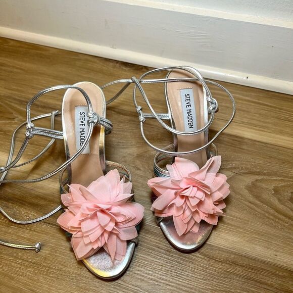 STEVE MADDEN Women’s Jolisa Heeled Sandal Size 6 - Picture 5 of 12